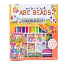 Just My Style ABC Beads, 1000+ Charms & Beads, DIY jewelry kit