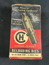CH C-H Die Co. Chrome Plated Reloading Dies  For 270 WCF. 