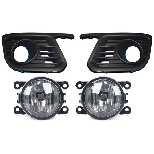 1 Set Black Fog Light +Fog Light Cover Assembly For Suzuki Ciaz 2015-2018 - Picture 2 of 6