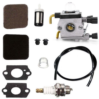 Carburetor & Air Filter For Stihl  HT75 FS80R FS85R KM85 HS75 FS74 FS76C1Q-S157 