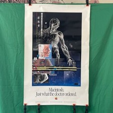 Vintage Apple  Just What The Doctor Ordered  Poster 1990 Very Rare 