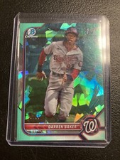 2022 Bowman Darren Baker BCP-131 Chrome Green Sapphire Refractor /55