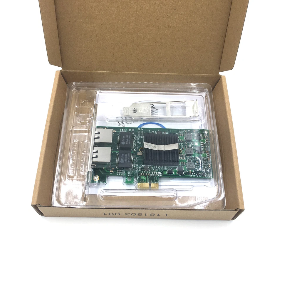 Dual Port PCI-EX1 OEM Intel 82575EB E1G42ET/EF/E1G44ET Gigabit Server Adapter - Image 2 of 4