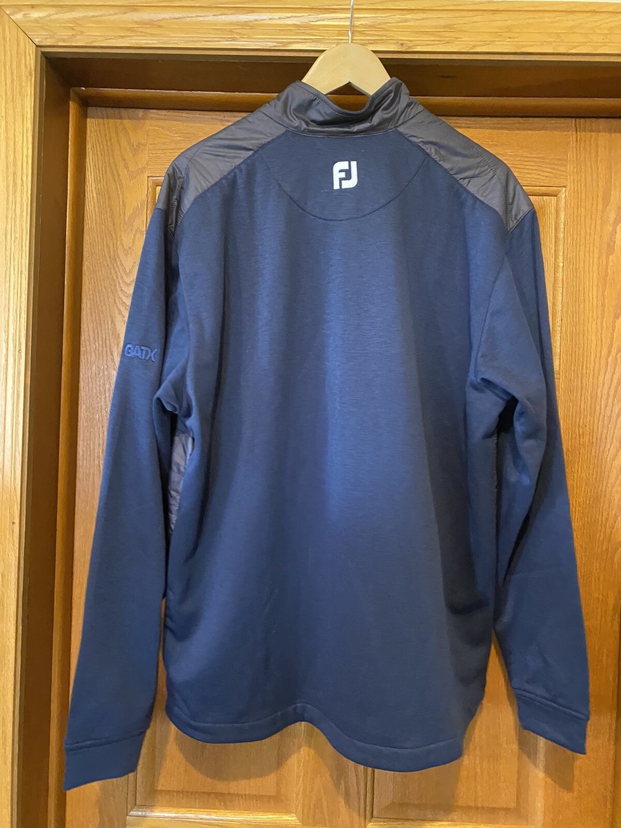CO36 Footjoy Golf Full Zip Hybrid Jacket Navy Gray Mens XL | eBay