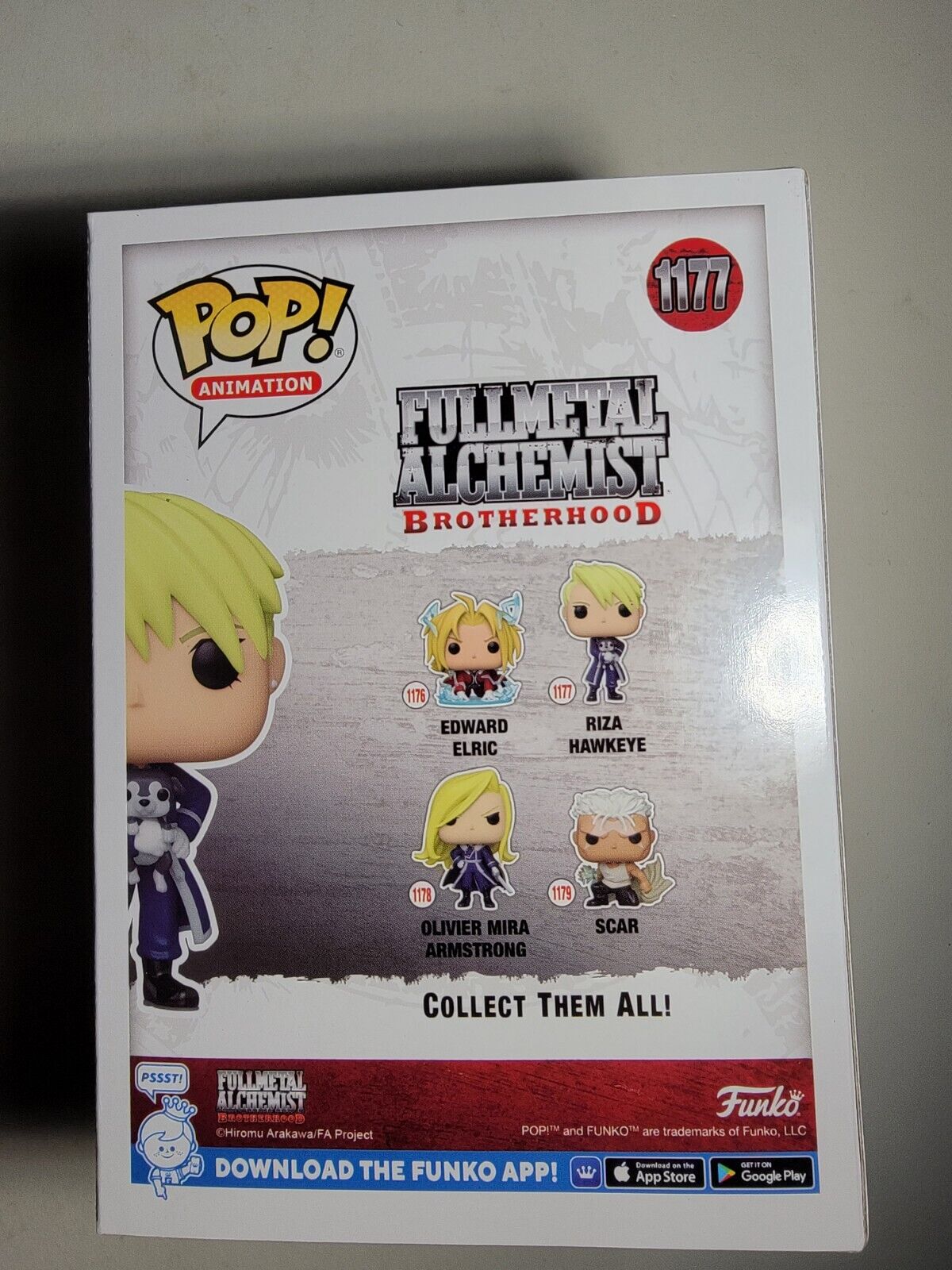 Funko Pop! Vinyl: Fullmetal Alchemist - Riza Hawkeye #1177 for sale online