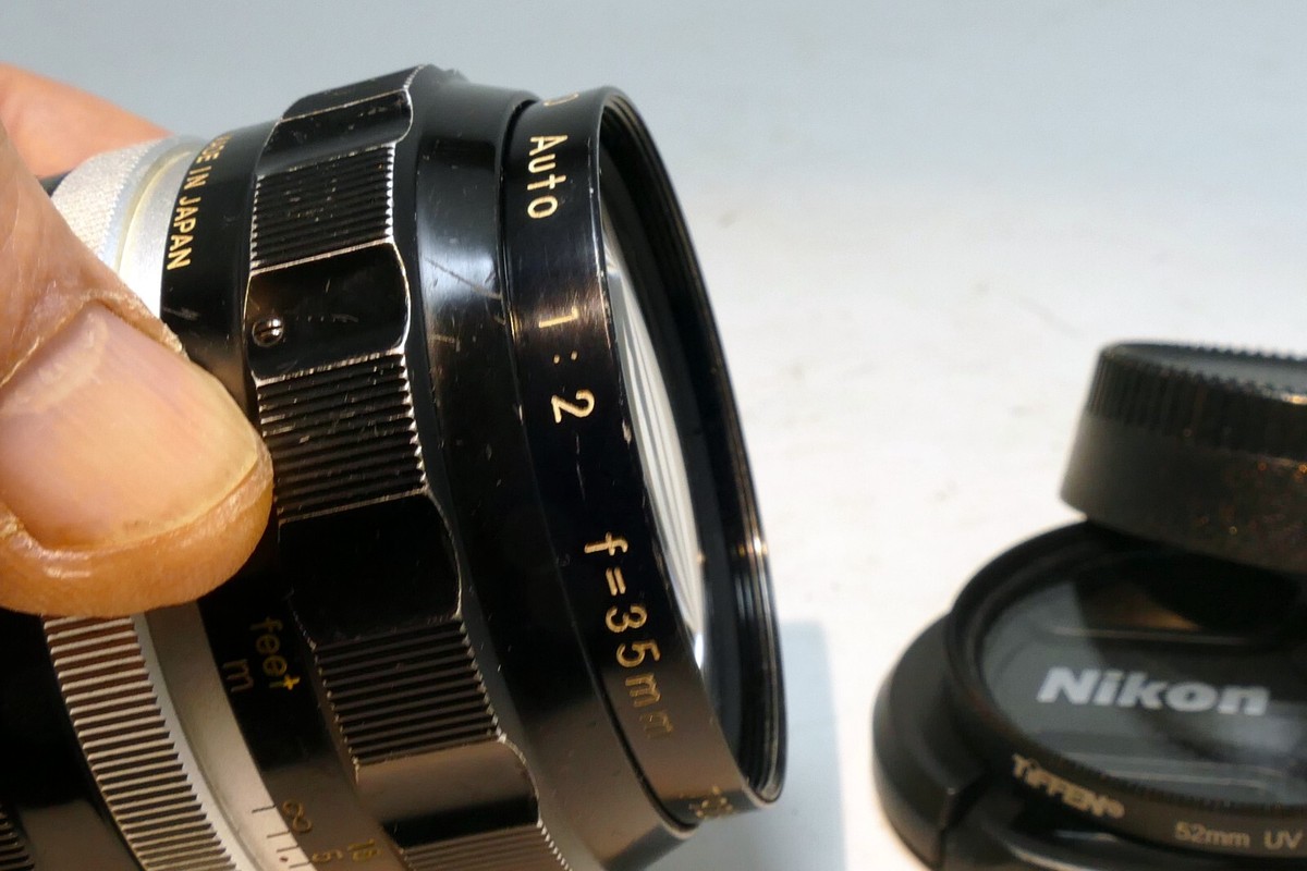 NIKKOR-O Auto 35mm F2.0 非AI【良品！】 Nikon Nikkor-O 35mm f2 non-AI Manual Focus Wide Angle Lens -Clean Glas