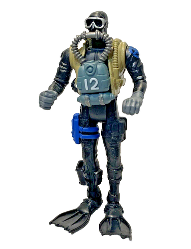 Midwood Brand Frogman Scuba Diver 4 Inch Action Figure