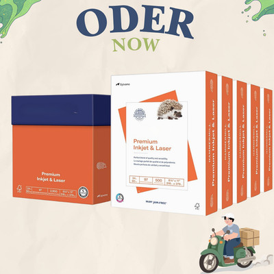 NEW Printer Paper 8.5x11 24 Lb 2500 Sheets 5 Ream 97 Bright