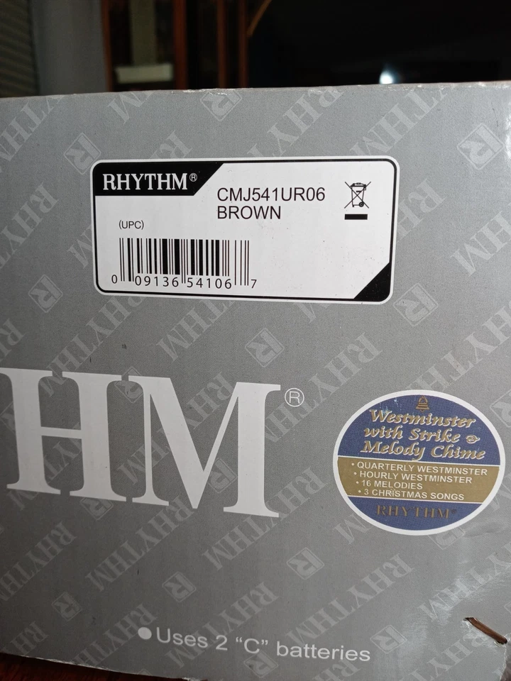 Rhythm WSM-EXPRESSO- II Clock CMJ541UR06~Westminster~Strike & Melody~Open Box! - Image 4 of 4
