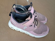 On Cloud Running Play Shoes Kids Size K 2.5 Pink Zephyr White Athletic Sneakers