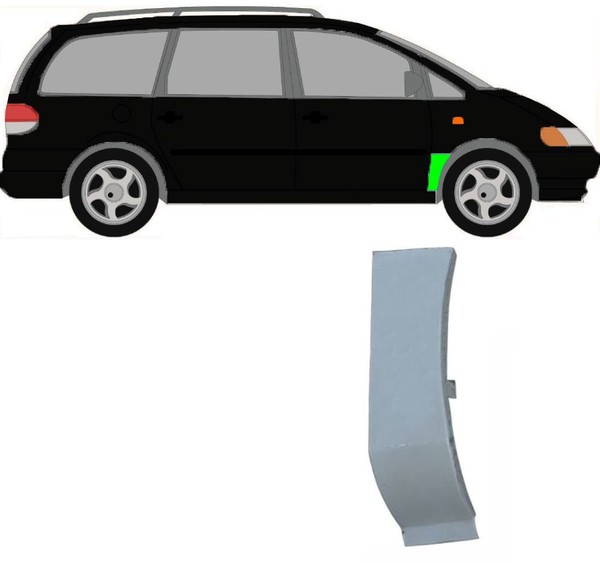 KotflüGel FüR Volkswagen Sharan 1995 – 2010 Vorne Rechts-image