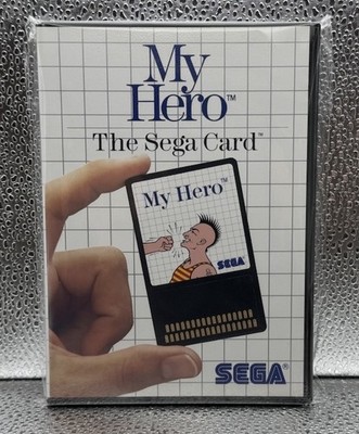 My Hero Sega Master System mit Handbuch mit Poster Retro 1986 #1296