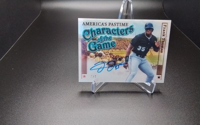 Frank Thomas 2023 Panini America's Pastime Characters of the Game Auto  7/7 READ