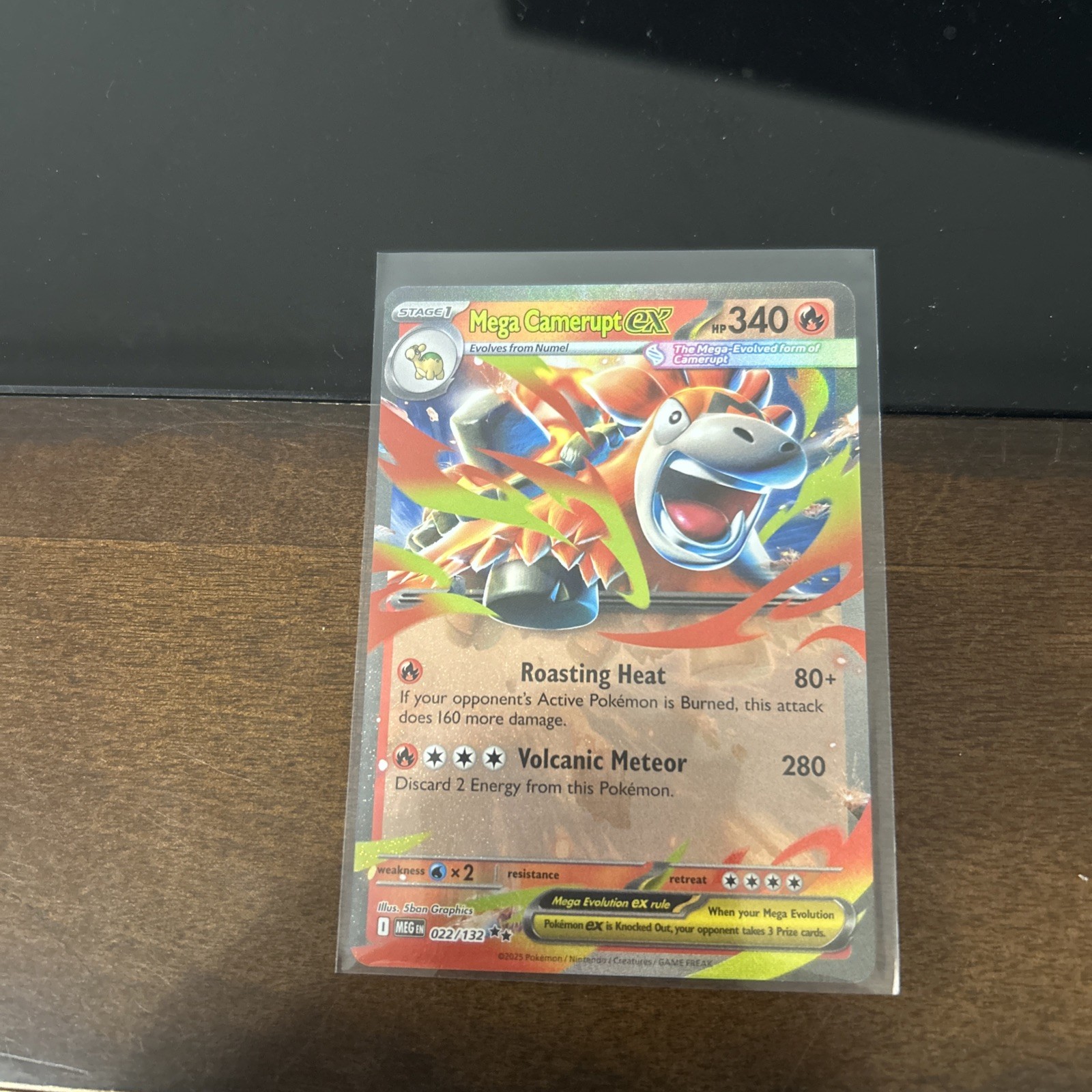 Mega Camerupt ex 022/132 - ME01: Mega Evolution - NM