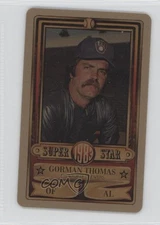 1983 Perma-Graphics/Topps Credit Cards Gold Gorman Thomas #150-SSA8332 0p0