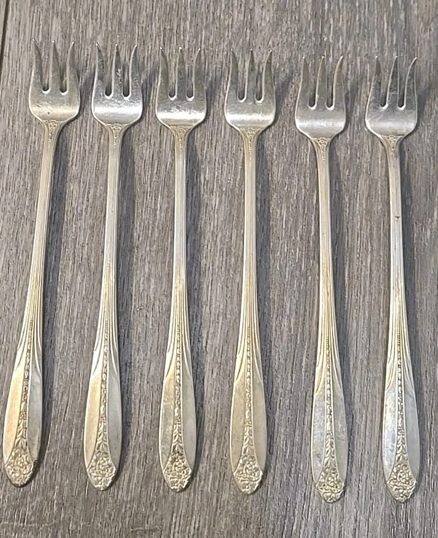 National Silver Co. Fork Antique US Silver-Plated Flatware for