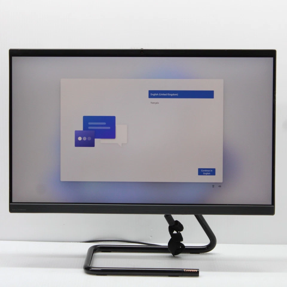 Lenovo ideacentre Windows 11 Pro 23.8 in AIO AMD Ryzen 5 4500U 4GB 128GB SSD - Image 2 of 4