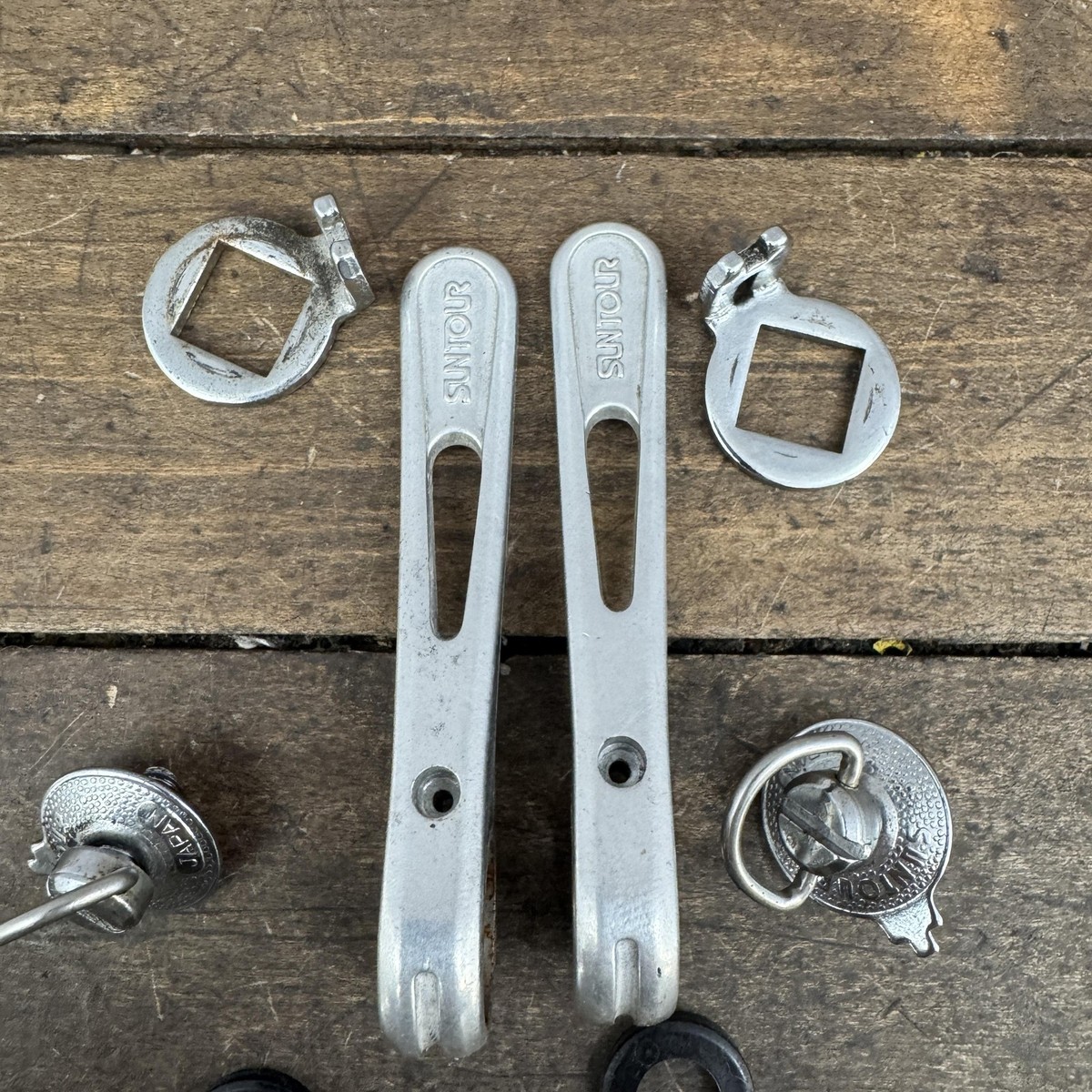 Vintage SunTour Downtube Friction Shifter Set Braze On Road Bike