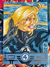 2026 Topps Finest Fantastic Four 1/1 Sketch Card Sue Storm Invisible Woman