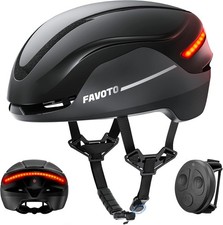 Smart Bike Helmet with Lights and Turn Signals, CE Certified Cycling Helmet for