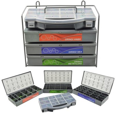 900 tlg Dichtungsring O-Ring Dichtring Sortimentkasten Set NBR HNBR SAE G02801