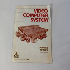 1980 Authentic Atari Video Computer System CX2600A Owners Manual Used