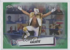 2021 Topps Chrome WWE Image Variations Green Refractor 89/99 Kalisto #IV-24 2r8