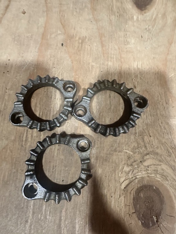 Yamaha Xs 750 Head Pipe Finned Flange