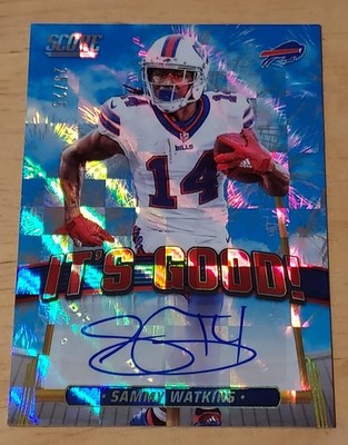 SAMMY WATKINS  2025 Score It s Good Ground Zero Auto Buffalo Bills SP 25/25