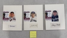 Casey Stengel • Joe McCarthy • Leo Durocher Signed Cut Displays JSA