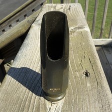 Cappello superiore vintage Buescher 400 vero tono sax tenore boccaglio canna epoca