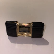 Collapsible Travel Alarm Clock, Quartz, Vintage