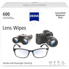 Pre-Moistened Lens Cleaning Wipes 600 Pack Safe Gentle for Glasses Sunglasses