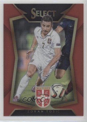 2015-16 Panini Select Red Prizm 92/199 Zoran Tosic #16 Rookie RC 4t7