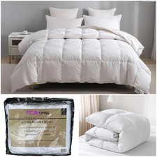 DUCK FEATHER & DOWN DUVET QUILT BEDDING WINTER WARM SINGLE DOUBLE KING ALL SIZES