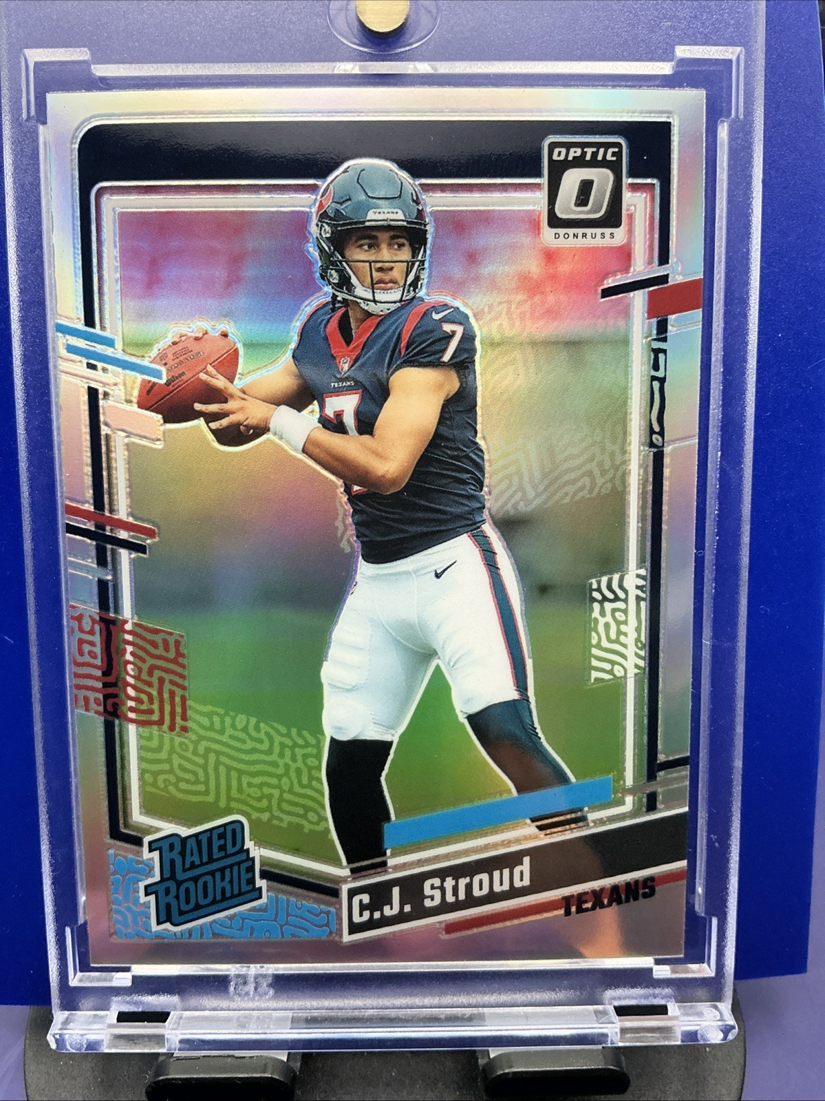 2023 Panini Donruss Optic - C.J. Stroud #244 Holo Prizm (RC) Rated Rookie