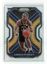 CASSIUS STANLEY #285 2020-21 PANINI PRIZM PACERS RC SILVER READ