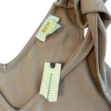 NWT Maeve by Anthropologie Women's Pink Tie-Strap Camisole Tank Top Sz M Summer