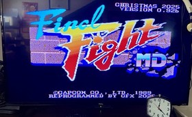 Final Fight MD (Sega Mega Drive / Genesis) In New Case And Cart Label