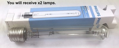 PHILIPS SON-T 400W 400W/220 HPS Lamp E40 x2 