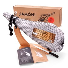Jamon-Box Nr. 2 | Serranoschinken im Geschenkkarton mit Zubehör (18,45 EUR/kg)
