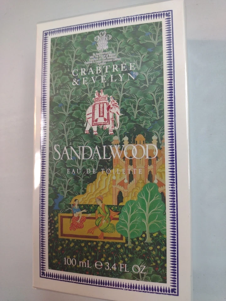 Crabtree & Evelyn Sandalwood for Men Cologne Eau De Toilette 3.4 fl oz 100ml NEW - Image 2 of 4