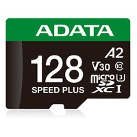 ADATA Speed plus microSDXC UHS-I U3 Class 10 V30 UD128GUI3V30A2SP-RA1