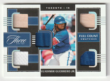 VLADIMIR GUERRERO JR 2022 THREE AND TWO #FCS-VGJ / FULL COUNT SWATCHES #9/25