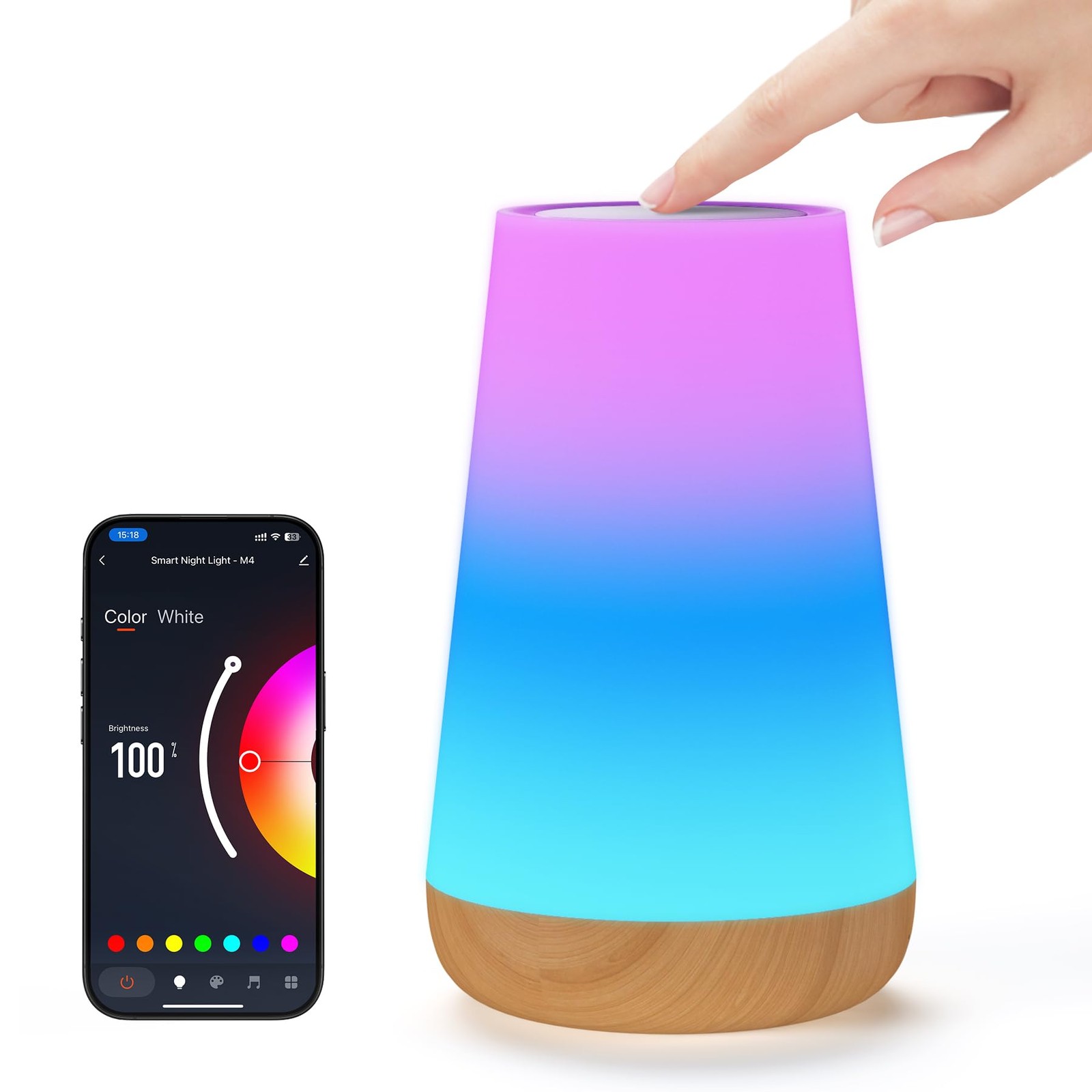 Lampe de Chevet Tactile Dimmable pour lire sans gêner et s'endormir sereinement
