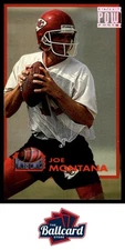 1993 Pro Set Power #PM10 Joe Montana Power Moves