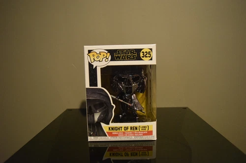 Funko Pop! Star Wars Knight of Ren (Long Axe) (Hematite Chrome) #325 (Near Mint)