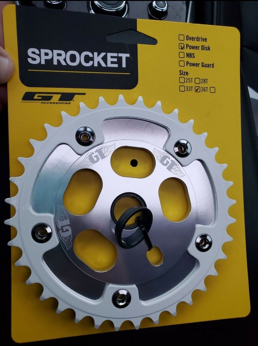 LAST ONE! GT Power Disc 36T 3 Wing Logo Sprocket Performer LAST ONE! GT Power Disc 36T 3 Wing Logo Sprocket Performer