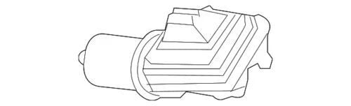 Genuine Honda Motor Front Wiper (Left-Hand) 76505-THR-A02