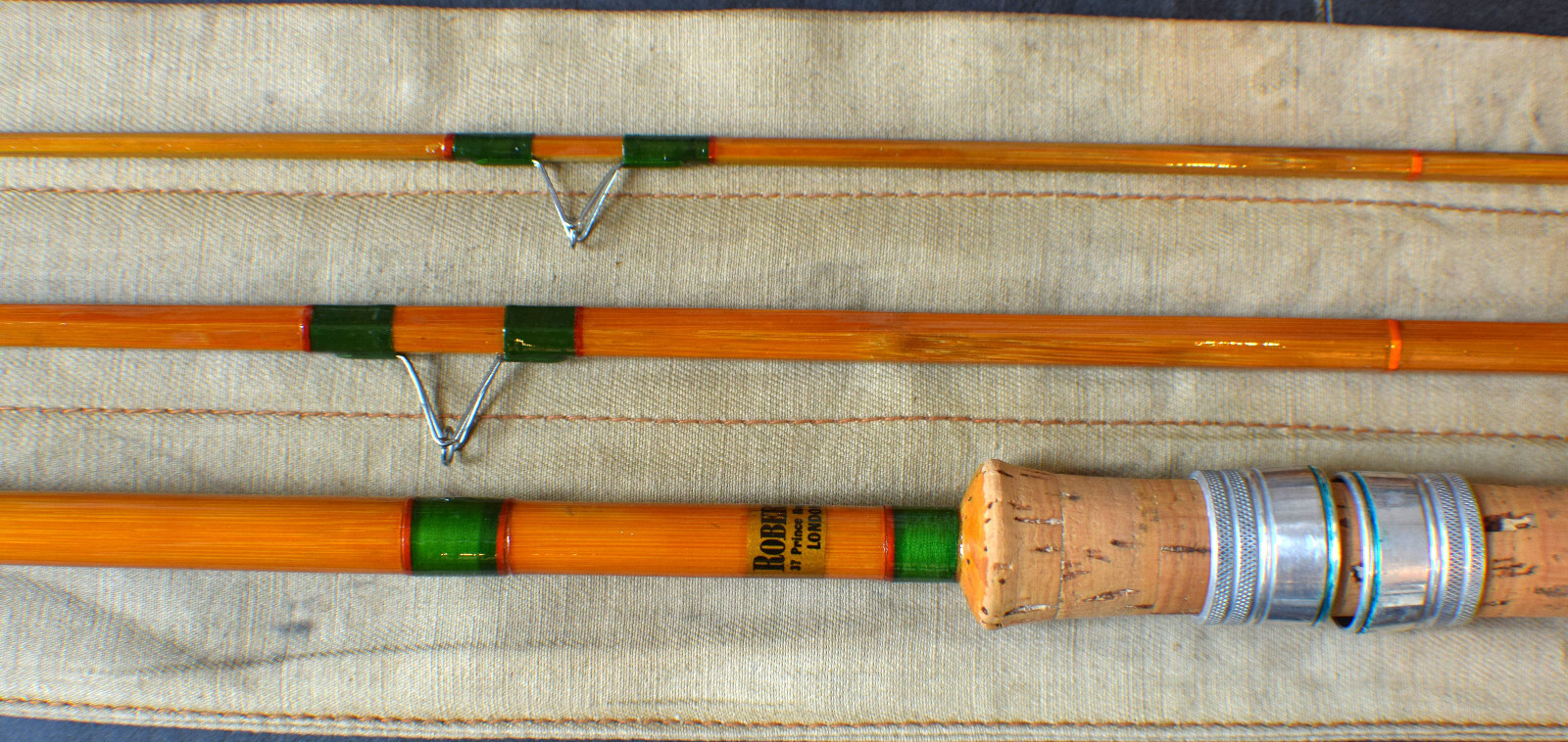 Vintage Robertons Avocet Type Cane Fishing Rod. eBay